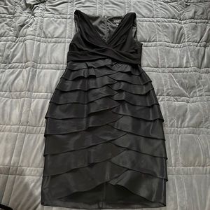 Adriana Papell black empire waist dress size 4